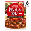 [Set of 6] S&B Delicious Curry Medium Spicy 180g