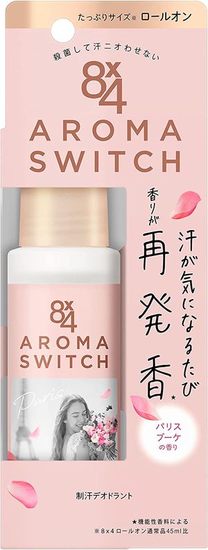 Kao 8x4 Aroma Switch roll on Paris Bouquet Scent 65ml