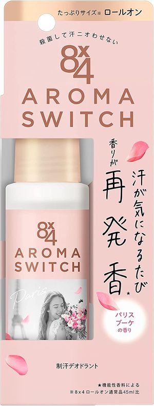 花王 ８ｘ４ アロマスイッチ ロールオン パリスブーケの香り ６５ｍＬ