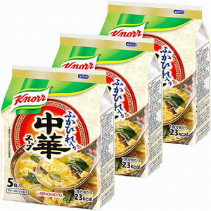 【3入組】 味之素Knorr 中華即溶湯 5食入