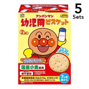 【5入組】麵包超人嬰兒食用餅乾84g