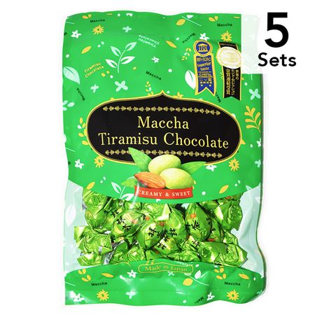 [ 5入組] 抹茶提拉米蘇巧克力 150g