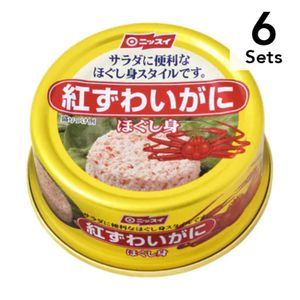 【Set of 6】Nissui Red Zuwai Ganni boiled water EO can 55g