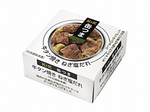 【6個セット】K&K 缶つま 牛タン焼き ねぎ塩だれEO F3号缶