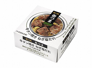 【Set of 6】K & K canned snacks beef tongue grilled green onion salted eo f3 cans