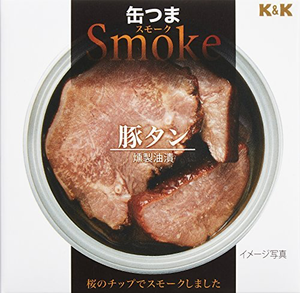 【Set of 6】K & K can Tsuma smoked pork tongue 50g
