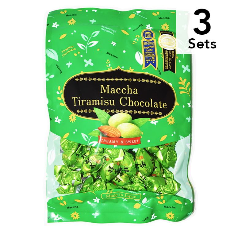 3-Pack Matcha Tiramisu Chocolate 150g