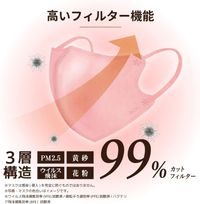 iSDG Ishokudogen.com SPUN MASK 3D Spunlace Non-Woven Color Face Masks, Individually Wrapped, 30 Pack, Greige