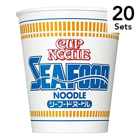 【20개 세트】닛신식품 컵누들 시푸드 74g