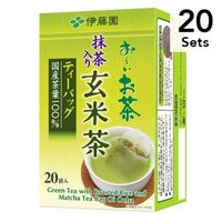 【20個セット】お～いお茶 玄米茶 ティーバッグ 20袋