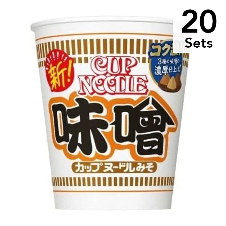 [ 20入組] 日清食品杯麵味噌 82g