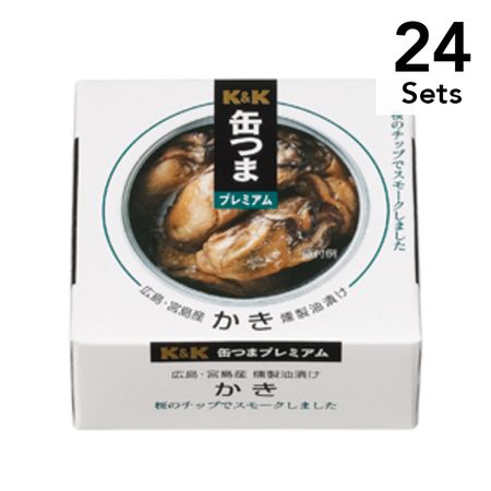[ 24入組] Tsuma 特級廣島牡蠣罐頭（油浸燻製）