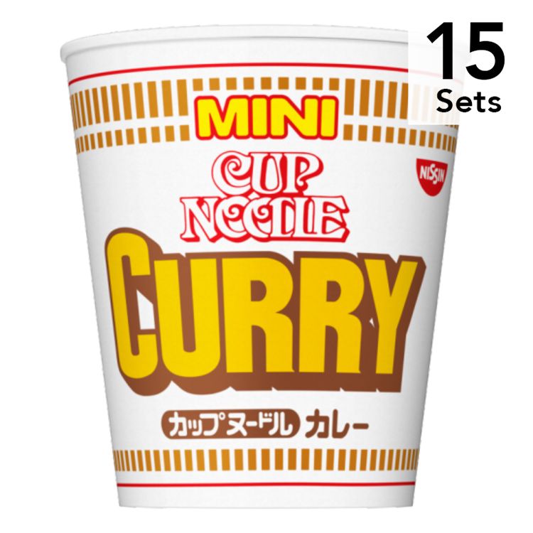 【Set of 15】Nissin Cup Noodle Curry Mini 43G