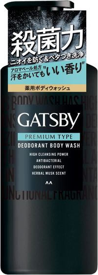 맨담 GATSBY(갸스비) 프리미엄 타입 데오도란트 바디워시 380ml