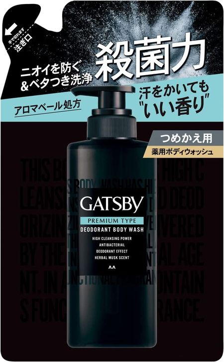 Mandom GATSBY 高级止汗沐浴露补充装 320ml