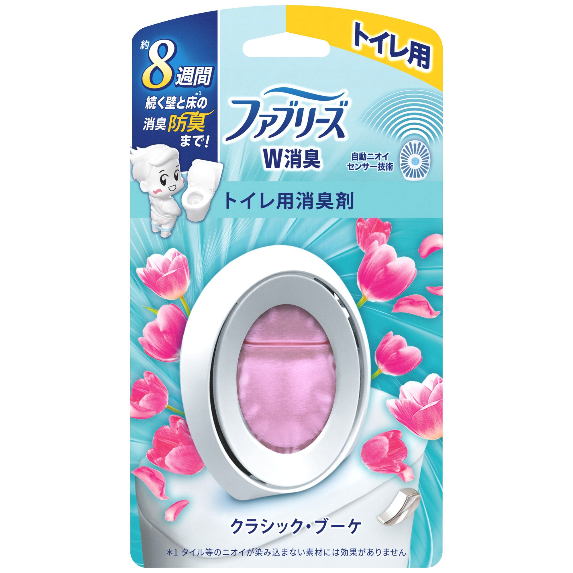 P&G ファブリーズ 消臭芳香剤 W消臭 トイレ用 クラシック・ブーケ 6.3mL