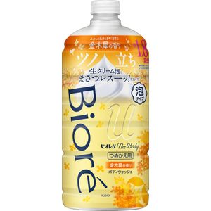 花王 Biore u The Body泡沫型沐浴乳 金桂花香 補充包 780mL