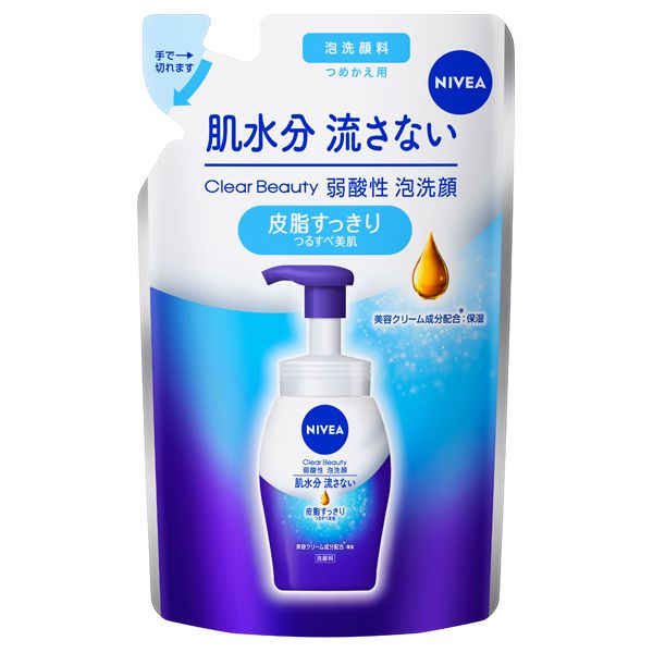 Kao Nivea Clear Beauty Beauty Famous Foam Face Washer Skin Great Meating 130ml