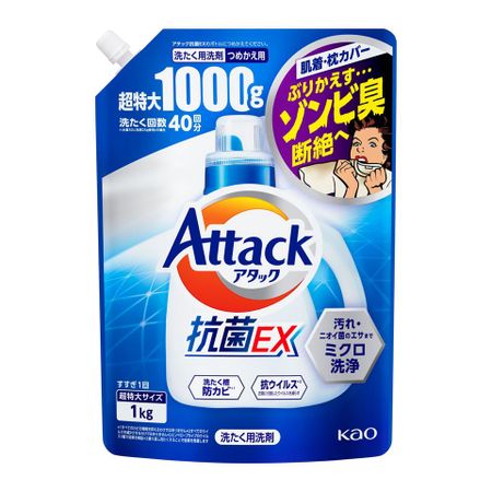 花王　アタック 抗菌EX詰替用1000g