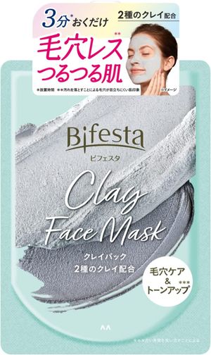マンダム Bifesta(ビフェスタ) クレイパック [ 洗い流す 顔用パック 泥 炭 毛穴 ] 150g