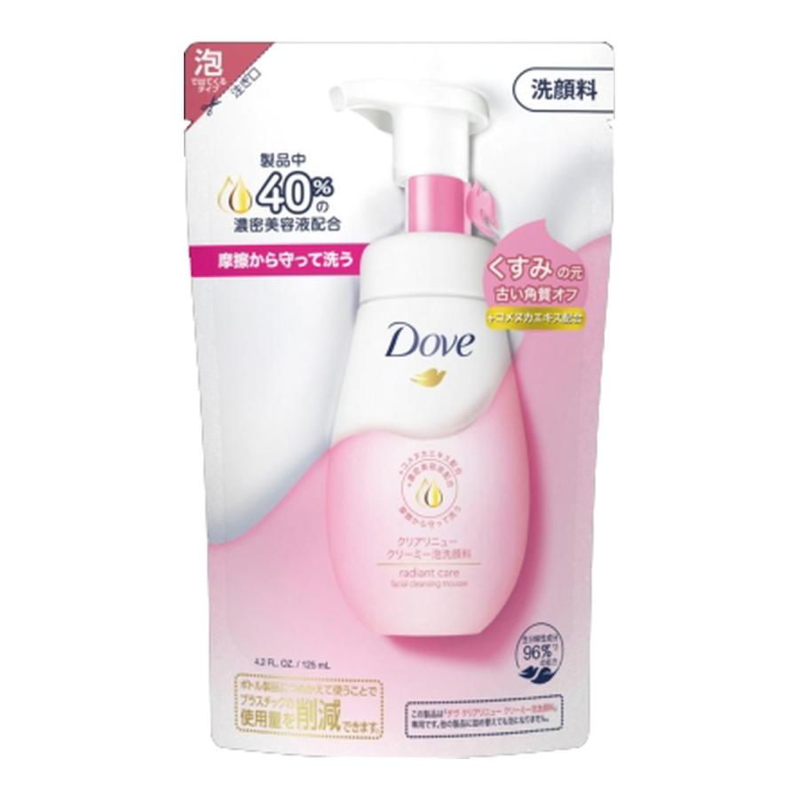 unilever DOVE/多芬 聯合利華日本鴿子（鴿子）透明linu奶油泡沫面向清洗125毫升
