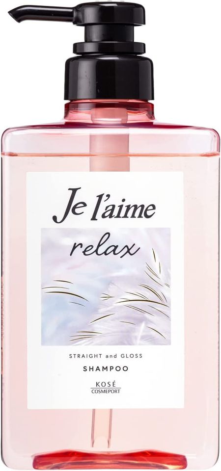 KOSE高絲Cosmeport Je l’aime Relax午夜修護洗髮精（直順亮澤型）480mL