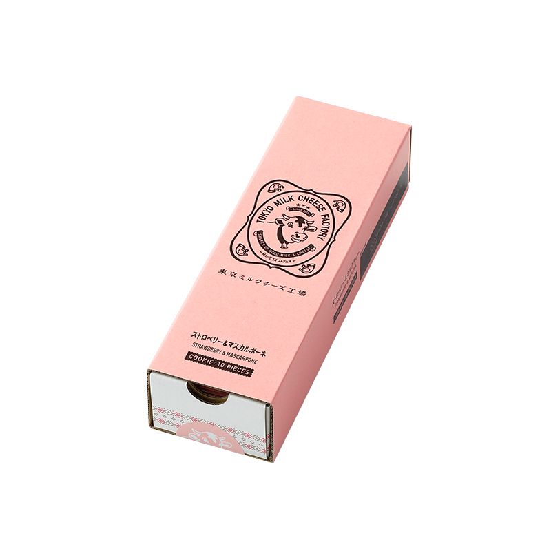 [Spring Limited Edition] Tokyo Milk Cheese Factory Strawberry & Mascarpone Cookies (10 pieces)