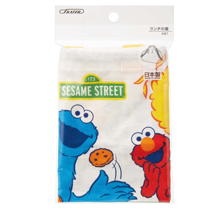 Skater Children's Bentstrie Bag Sesame Street Made in Japan KB7-A