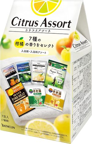 Basklin Citrus Assorted Citrus Fragrant Bath Assortment Assortment [7 types 1 package] 7 packs