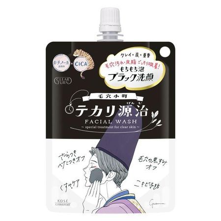 Clear Turn Keana Komachi Tekari Genji Mochi Mochi 黑色洗面奶