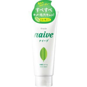 Naive facial cleansing foam (containing tea leaves extract)
