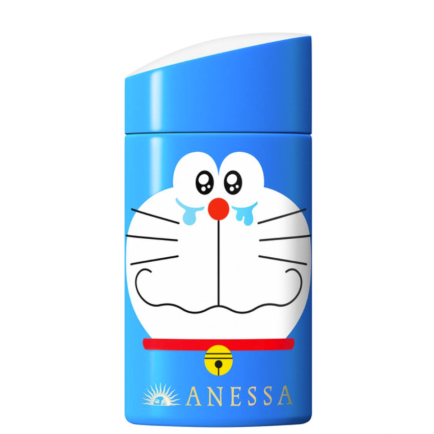 Shiseido ANESSA Perfect UV Sunscreen Skincare Milk Smile N DR1 Doraemon Crying Face 60 mL SPF 50+ / PA++++