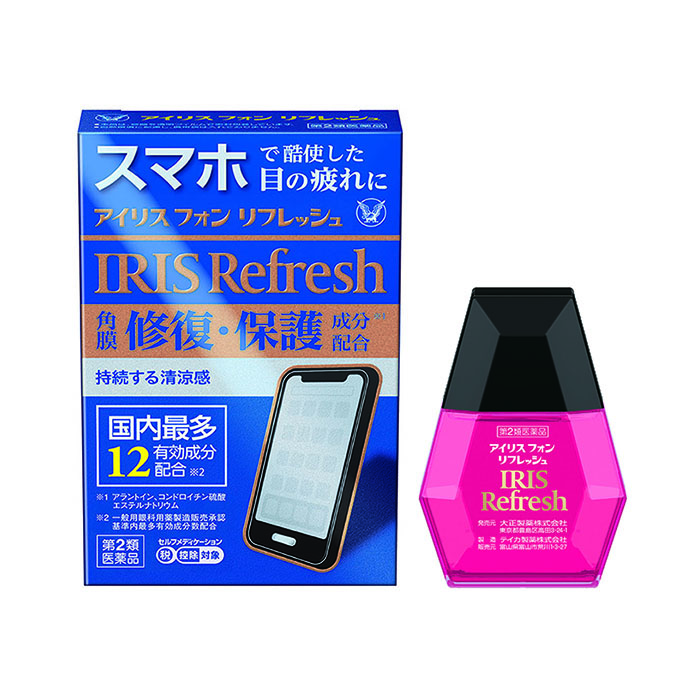 大正製藥 虹膜 大正製藥 IRIS Refresh 修護保護眼角膜12ml【第2類医薬品】