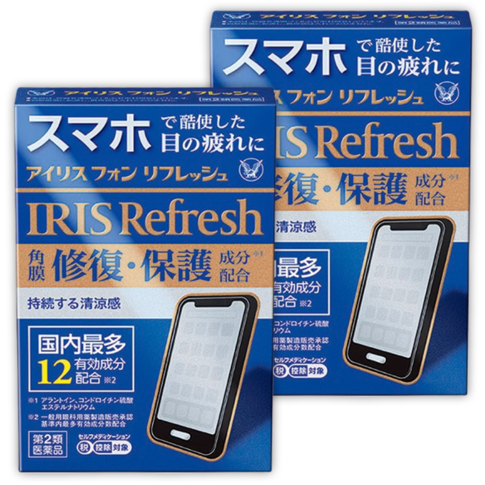 大正製藥 虹膜 [ 2入組] [第2類醫藥品] Iris Phone Refresh 12mL