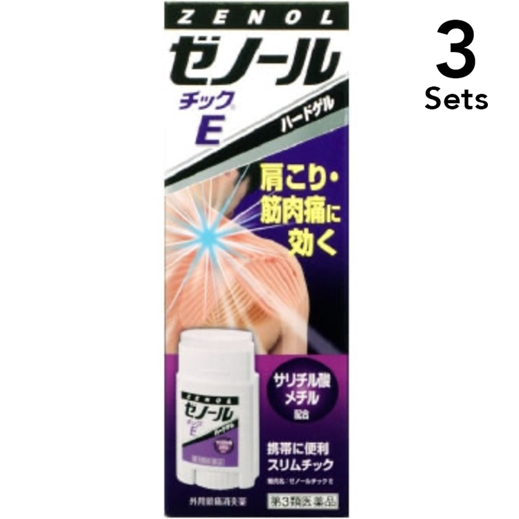 大鵬藥品工業 Zenol 【3入組】Zenol 痠痛膏E 33g【第3類醫藥品】