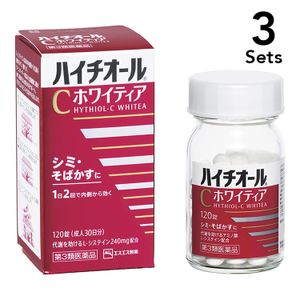 【Set of 3】[Class 3 pharmaceuticals] Haitur C Whitea 120 tablets