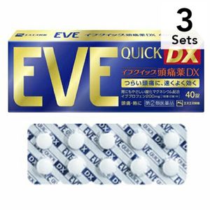 【Set of 3】[Designated 2nd drug] Eve Quick headache DX 40 tablets