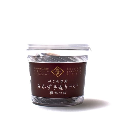 가고메 다시마 반찬 수제 세트 우메 가쓰오 120g
