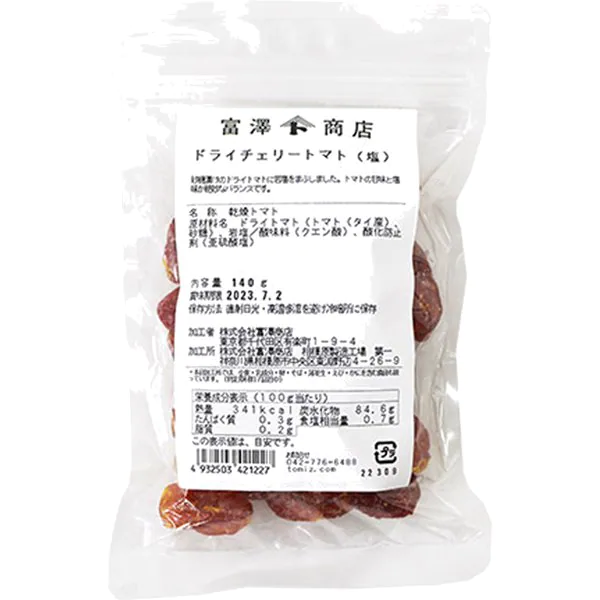 株式會社富澤商店 幹chelite番茄（鹽）140克