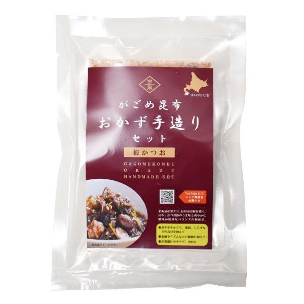 Gagome Kelp Side Dish手工制作的Umekatsu迷你袋60G