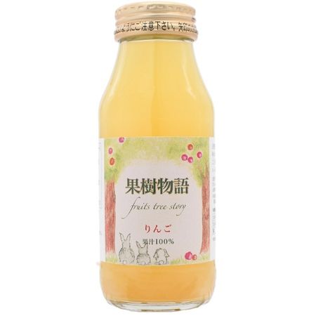 果樹物語 りんご 180ml [果実果汁飲料]