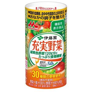 충실 야채 녹색 황색 야채 120g분과 충분히 식이섬유 125ml
