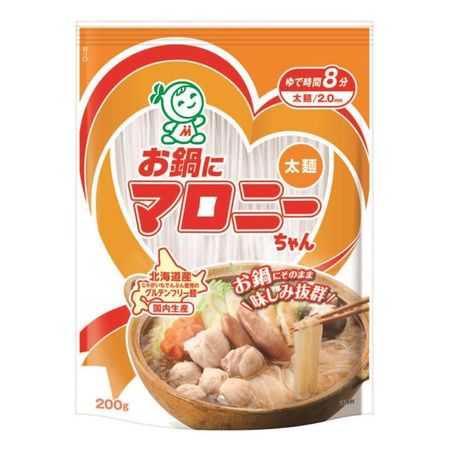 お鍋にマロニーちゃん 太麺 200g