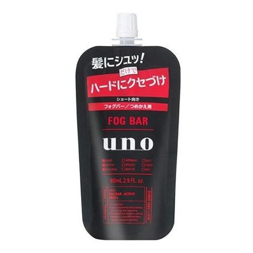 UNO（優諾）霧狀定型噴霧 強力活力型 80mL（補充包）