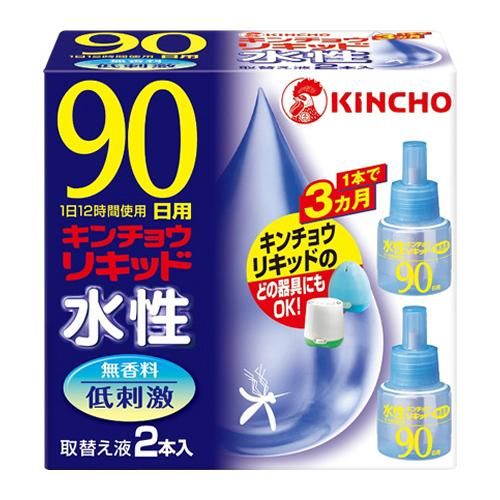 ＫＩＮＣＨＯ 水性キンチョウリキッド ９０日 無臭性 取替え液 45mL (×2本入)