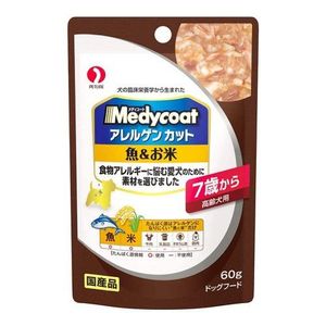 Medycoat过敏原裁切小袋鱼和米饭7岁，年龄狗的老狗