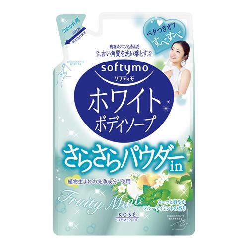 Softymo White Body Wash Powder-In 420 mL (Refill)