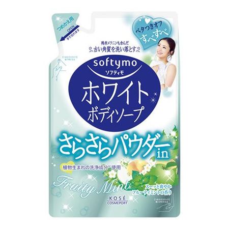 Softymo 白色沐浴皂粉 420毫升（补充装）