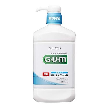 G.U.M. Dental Rinse, Refreshing Type, 960mL