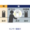 LED lantern with a sense of Toshiba Human sensor LKL-3000 (W) (dry cell type)